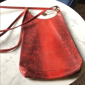 Red Leather Lottusse bag